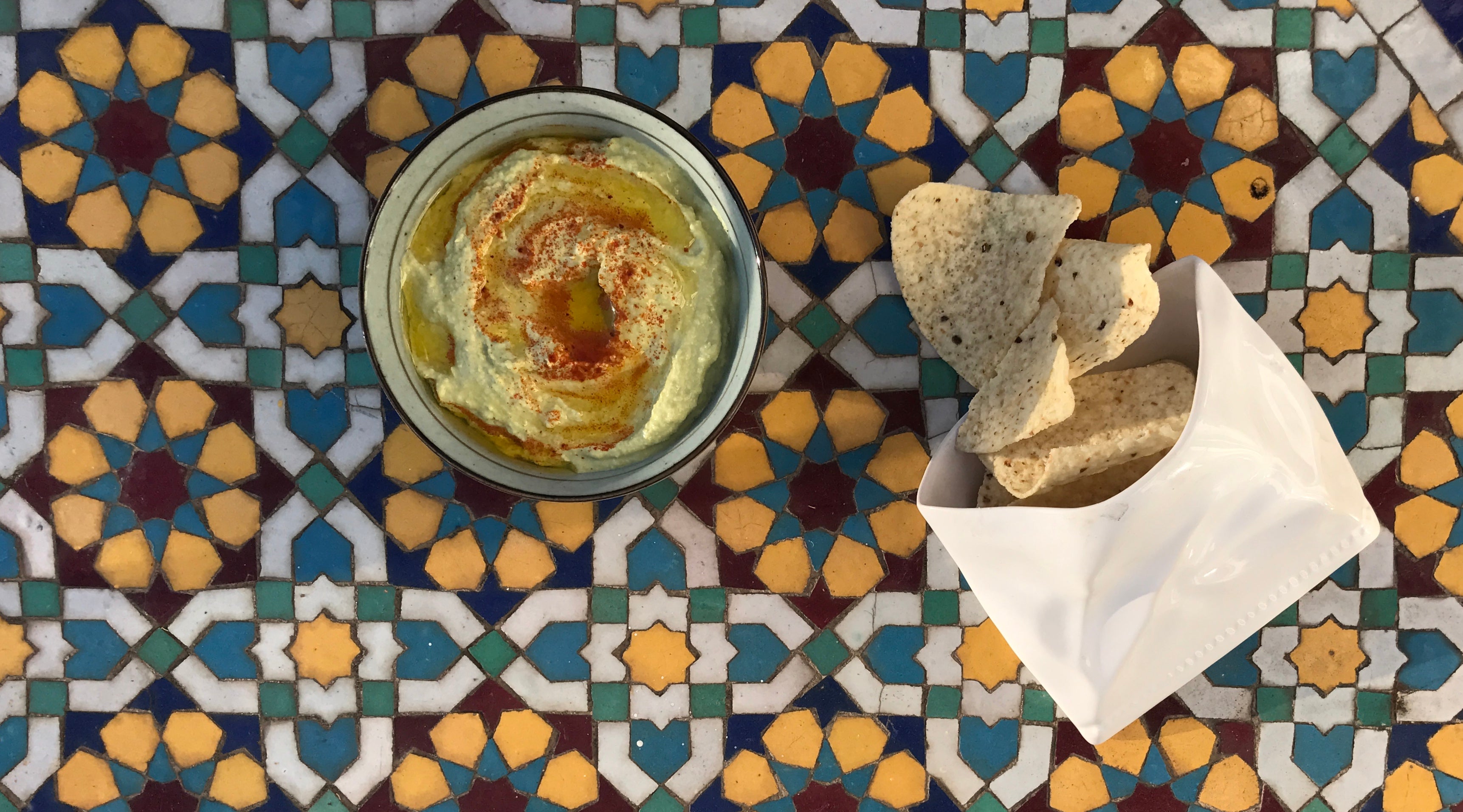 Humus de guisantes